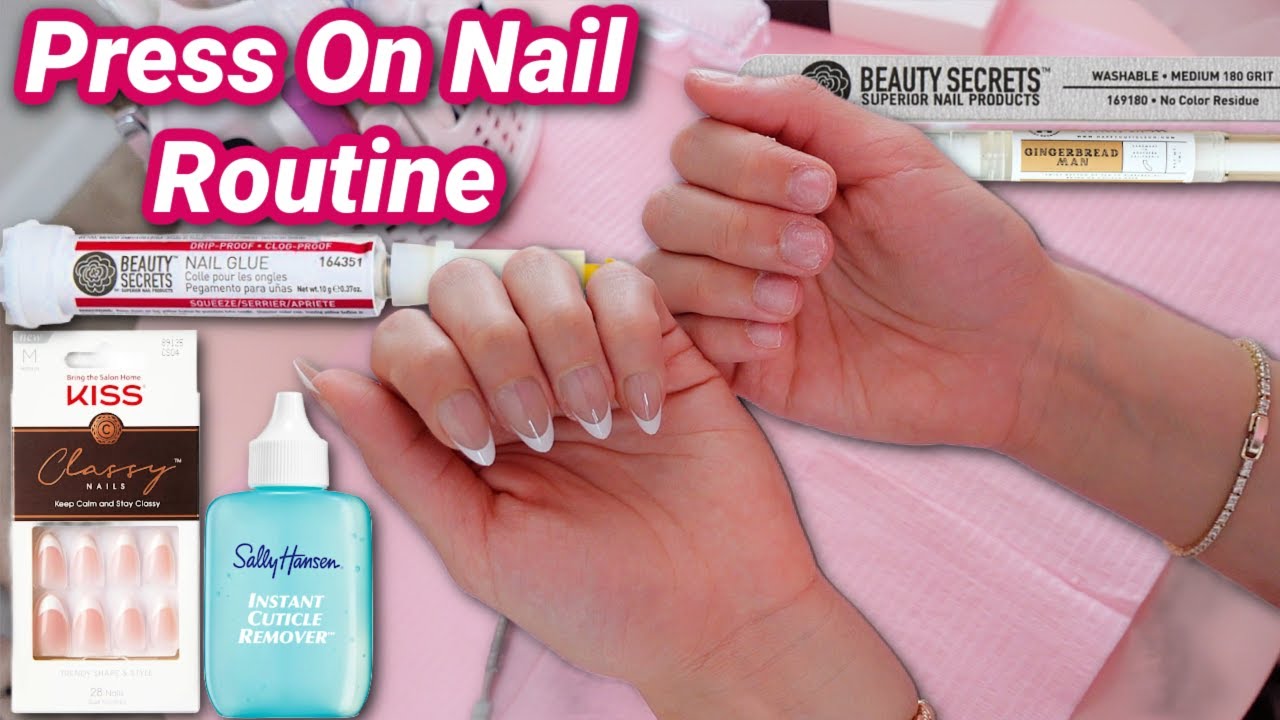 Press-on nail routine tutorial preview